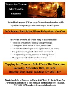 Tapping Out Trauma flyer